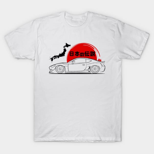 GT86 RB V3 T-Shirt by turboosted